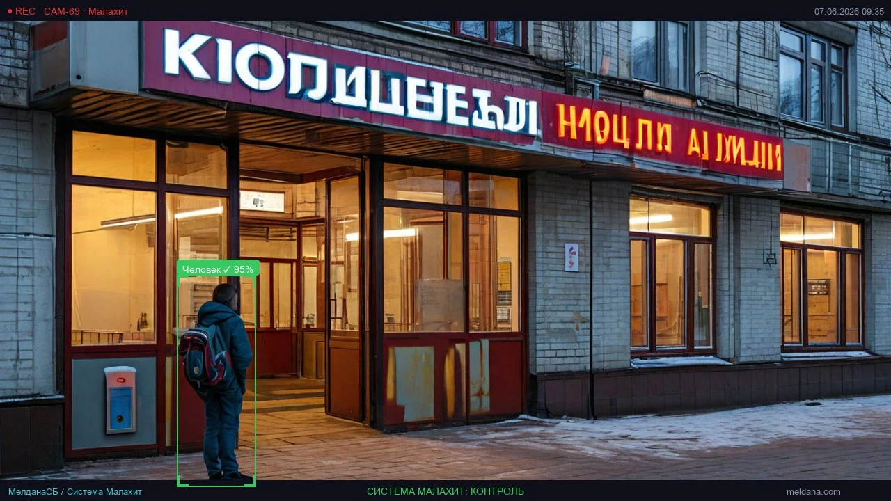 Детекция вторжения на периметре кампуса системой Малахит